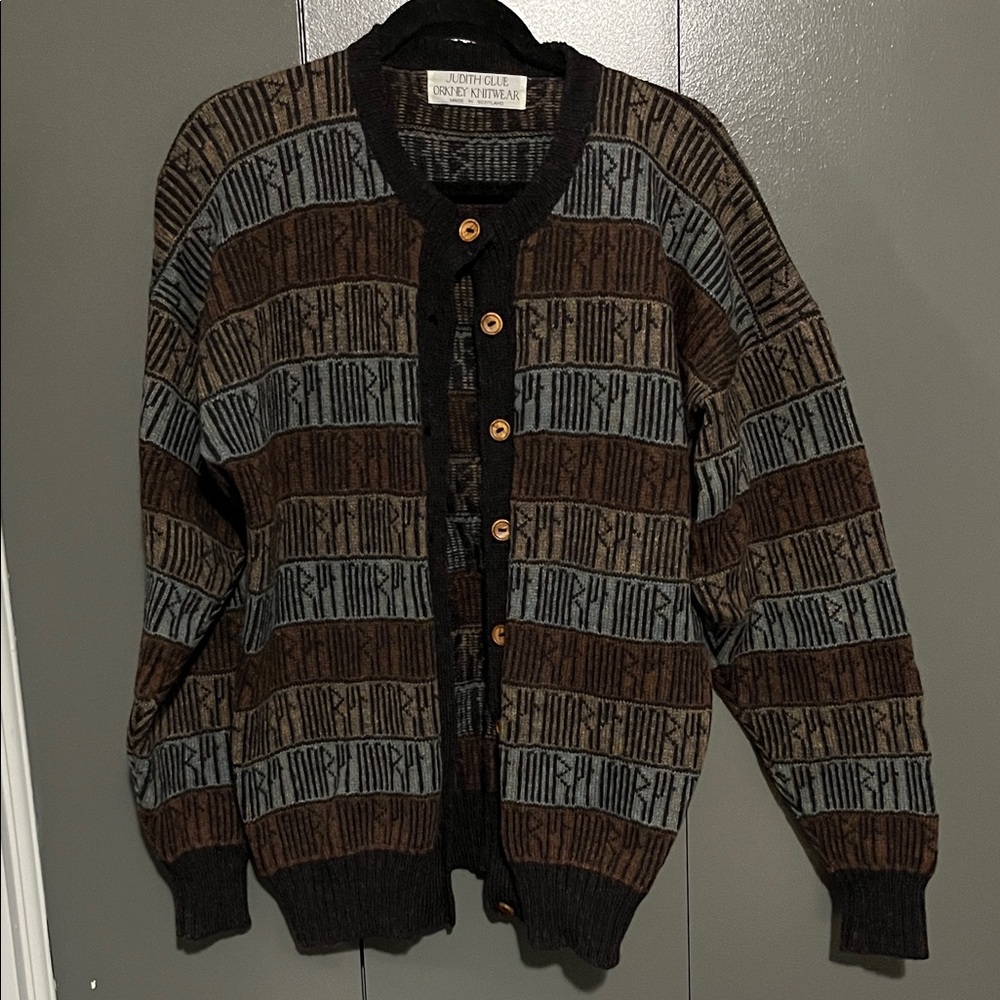 Wool Grandpa Sweater